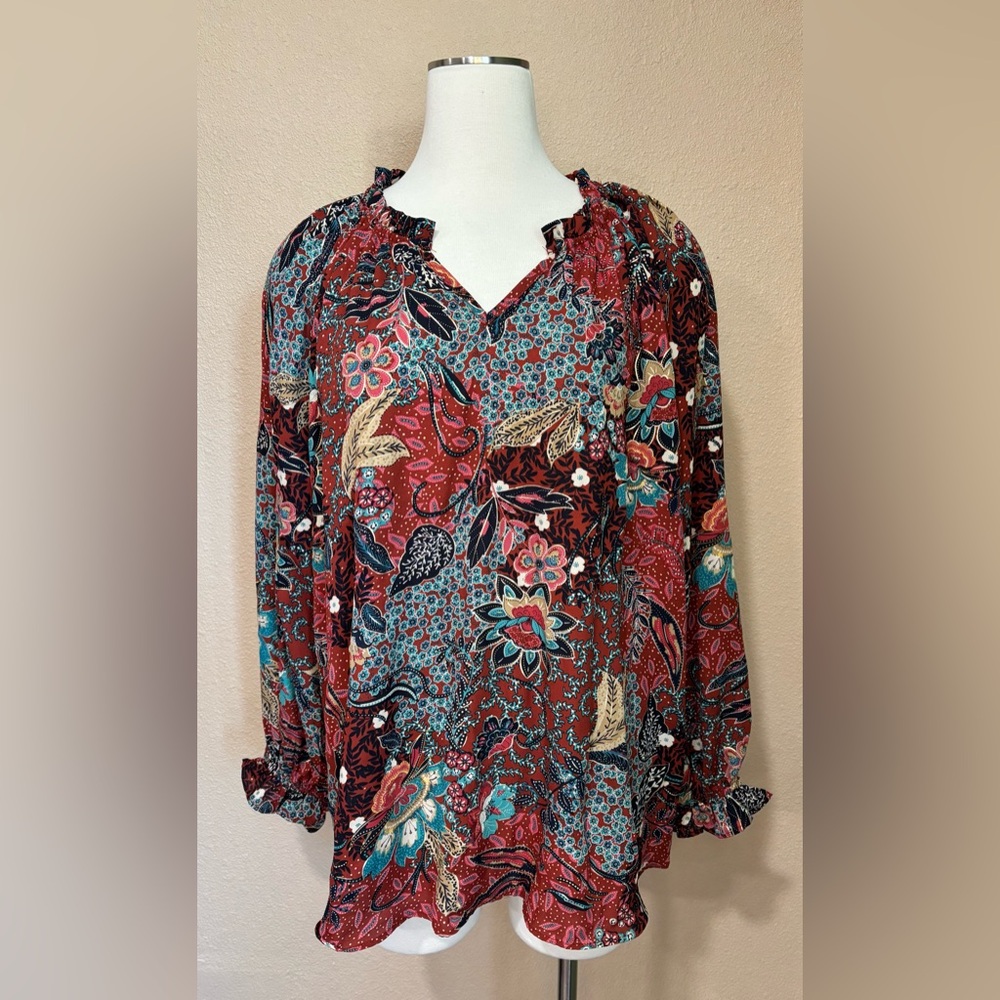 Chenault Multicolor Floral Blouse